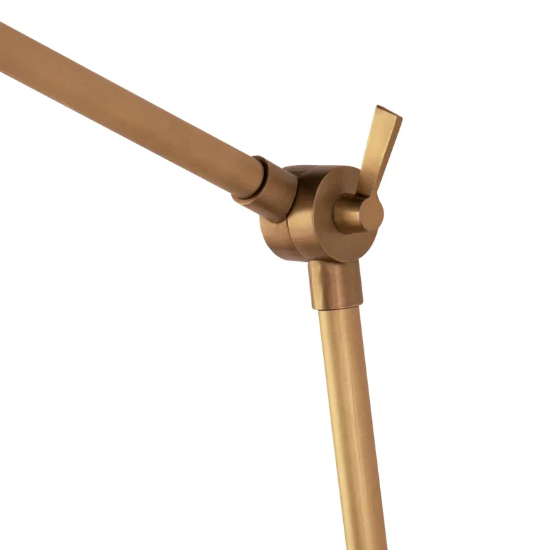 Sal Task Sconce (Natural Brass)