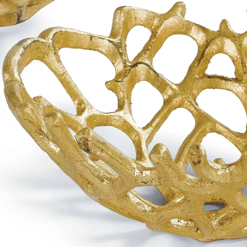 Web Bowl Set of 2 (Gilded)