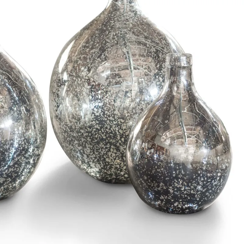 Wine Spheres Set of 3 (Antique Mercury)