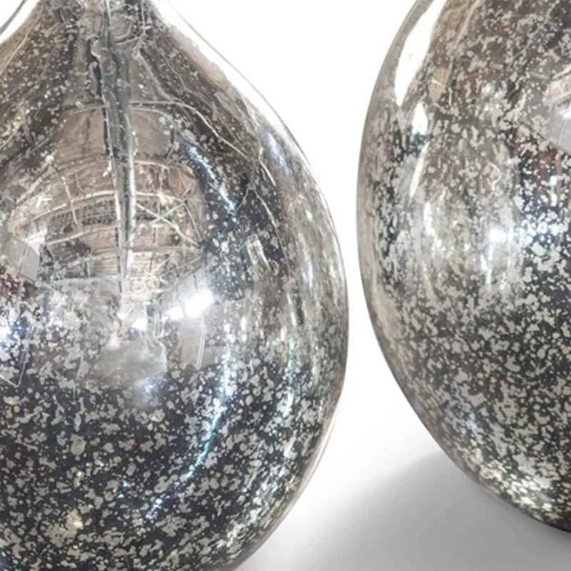 Wine Spheres Set of 3 (Antique Mercury)