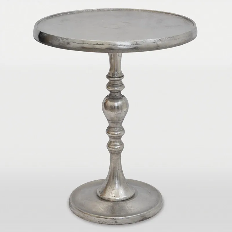 Romina Nickel Accent Table