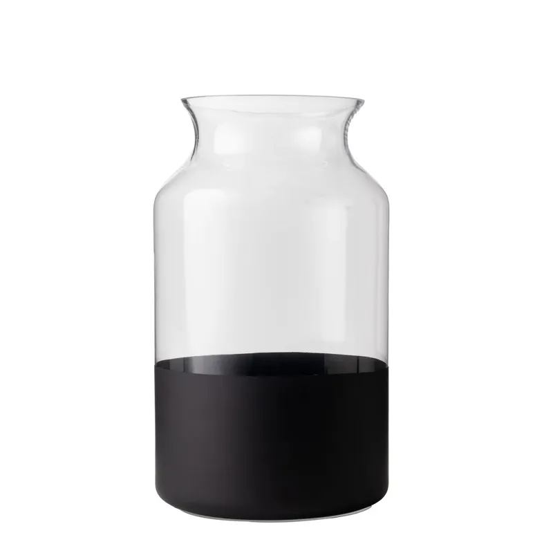 Poet Glass Vase Collection- Black