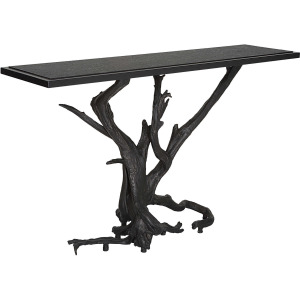Big Sur Console Table - Bronze/Black
