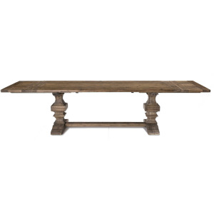 Baldrick Extension Dining Table - Warm Honey