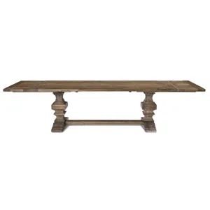 Baldrick Extension Dining Table - Warm Honey