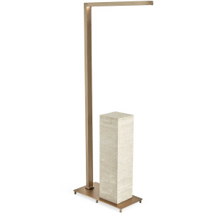 Illume Drink Stand - Travertine/Brass