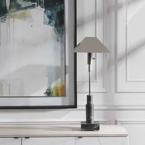 Telescope Buffet Lamp Silver