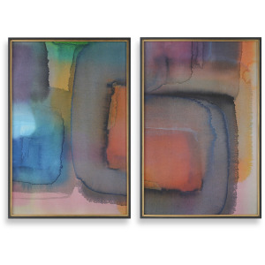 Prismatic Framed Prints, S/2