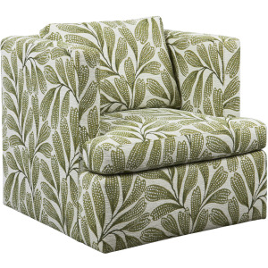 Elevated Swivel Chair - Hedge Green