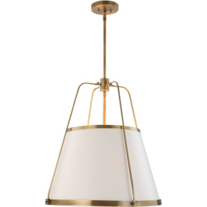 Leather Classic, 4 LT Pendant - White