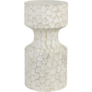 Whittled Accent Table