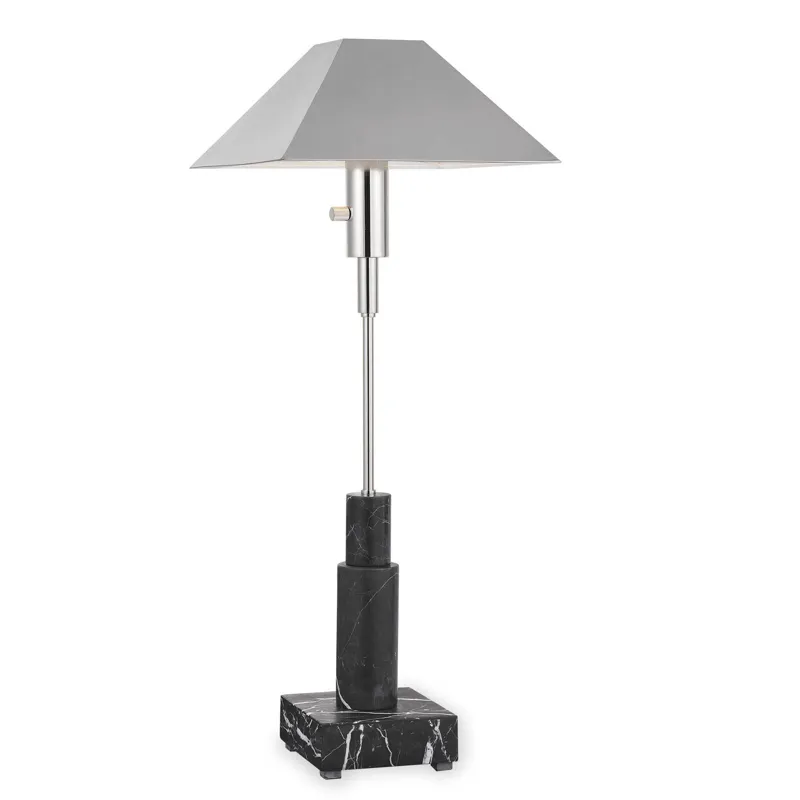 Telescope Buffet Lamp Silver