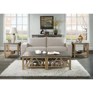 Weatherford Rectangle End Table-Base