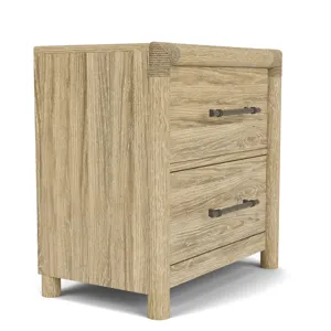 Rosalie hemlock Two Drawer Nightstand