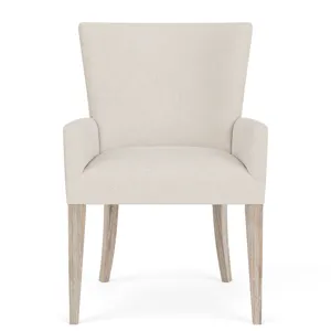 Rosalie Upholstered Host Chair-Linen
