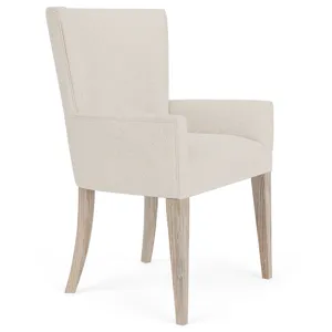 Rosalie Upholstered Host Chair-Linen