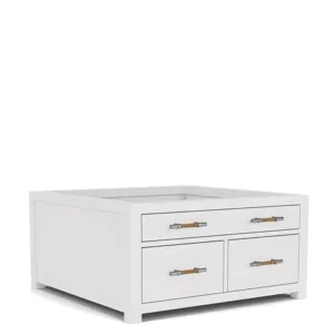 Rosalie Collectors Cocktail Table White