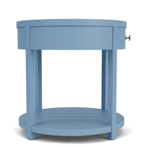 Rosalie Round End Table Blue
