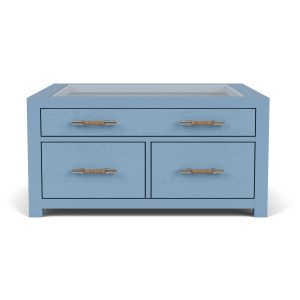 Rosalie Collectors Cocktail Table Blue