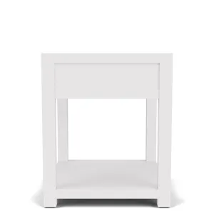 Rosalie End Table White