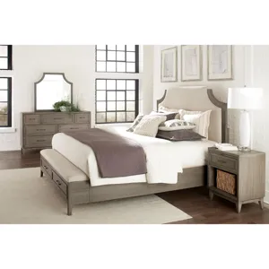 Vogue Upholstered Bench Storage Footboard - Queen