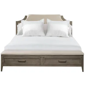 Vogue Upholstered Bench Storage Footboard - King/California King