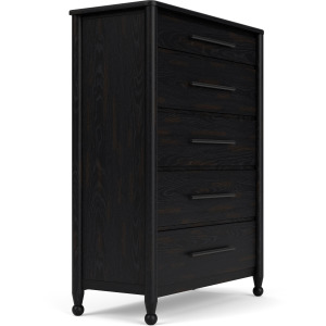 Calhounebony Five Drawer Chest
