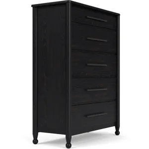 Calhounebony Five Drawer Chest