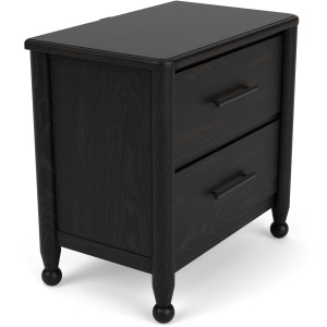 Calhounebony Two Drawer Nightstand