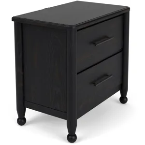 Calhounebony Two Drawer Nightstand