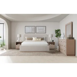 Shadow Bay Upholstered Headboard - King