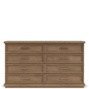 Cascade Casual Mink 8 Drawer Dresser