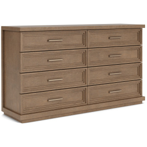 Cascade Casual Mink 8 Drawer Dresser