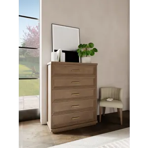 Cascade Casual Mink 5 Drawer Chest