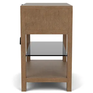 Cascade Casual Mink 1 Drawer Nightstand