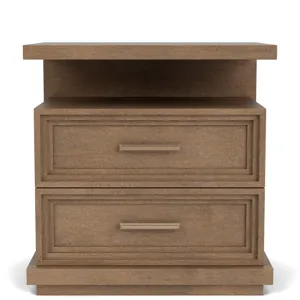 Cascade Casual Mink 2 Drawer Nightstand