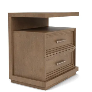 Cascade Casual Mink 2 Drawer Nightstand