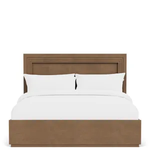 Cascade Casual Mink Panel Headboard W/Light - Full/Queen