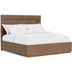 Cascade Casual Mink Panel Headboard W/Light - Full/Queen
