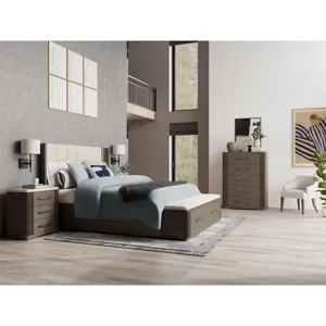 Sariel Upholstered Storage Footboard - Queen