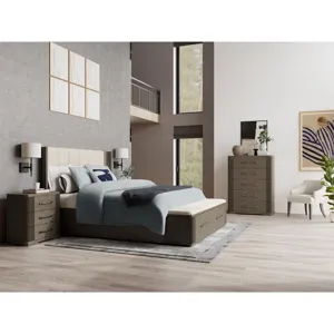 Sariel Upholstered Storage Footboard - Queen