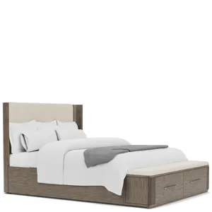 Sariel Upholstered Storage Footboard - Queen