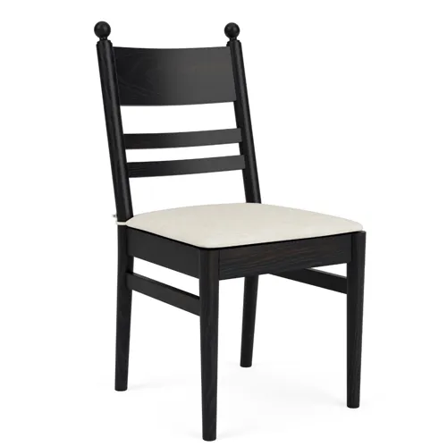 Black Ladder Back Side Chair