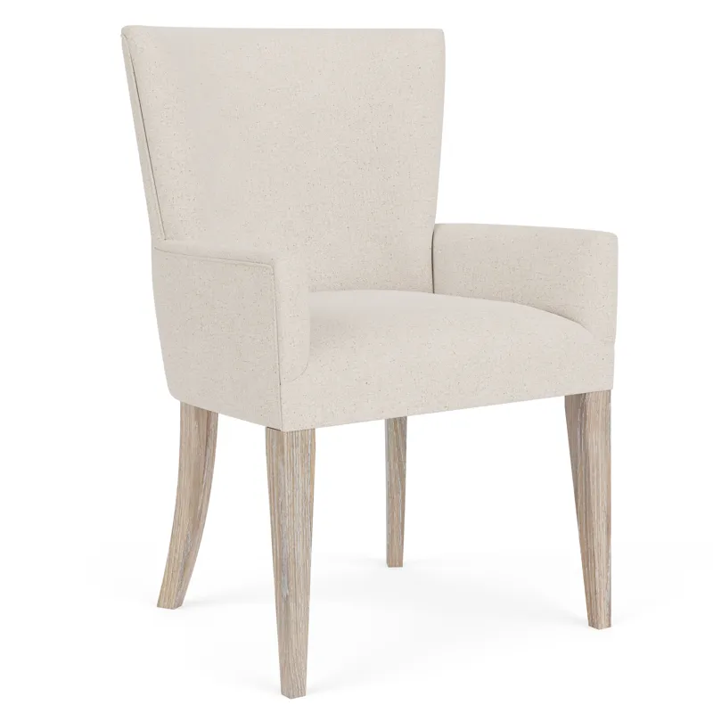 Rosalie Upholstered Host Chair-Linen