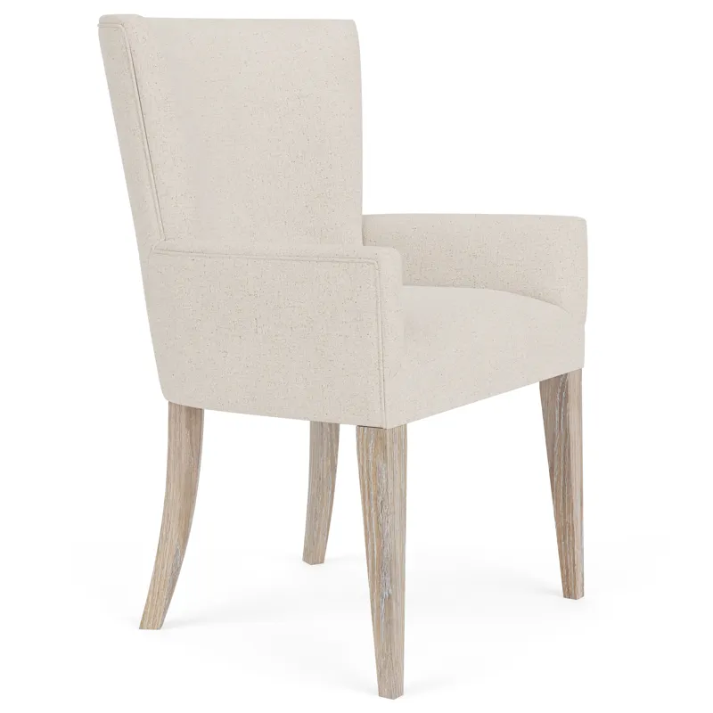 Rosalie Upholstered Host Chair-Linen