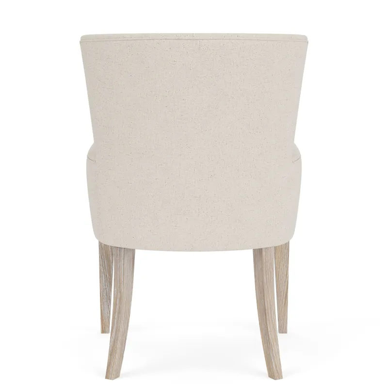 Rosalie Upholstered Host Chair-Linen
