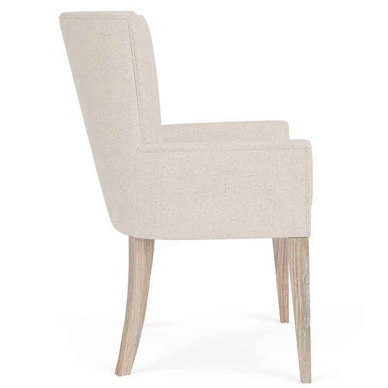 Rosalie Upholstered Host Chair-Linen