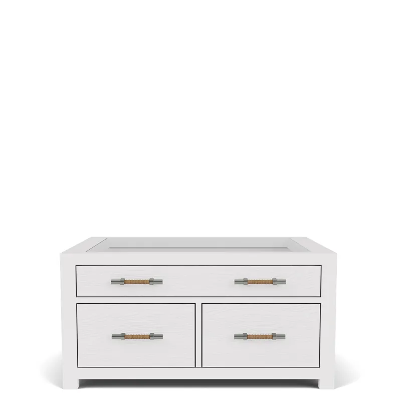 Rosalie Collectors Cocktail Table White