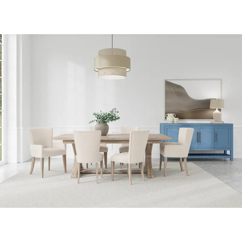 Rosalie Upholstered Side Chair-Linen