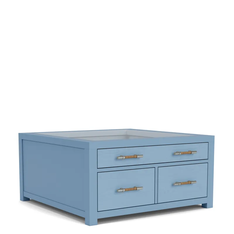 Rosalie Collectors Cocktail Table Blue